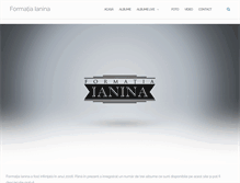 Tablet Screenshot of ianina.ro
